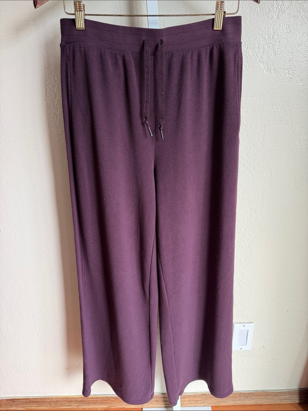 Victoria's Secret Plum Purple Wide Leg  Lounge Pants Size Medium